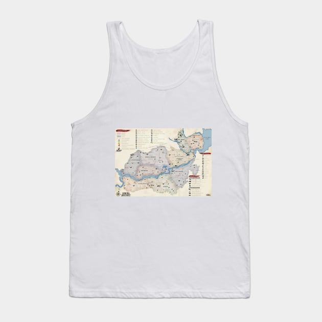 Red Dead Redemption Map Tank Top by Pliax Lab